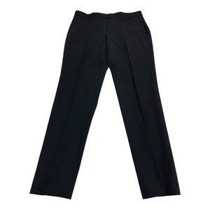 Theory Treeca 2 Womens 4 Good Wool Blend Cropped Classic Suit Pants in Black